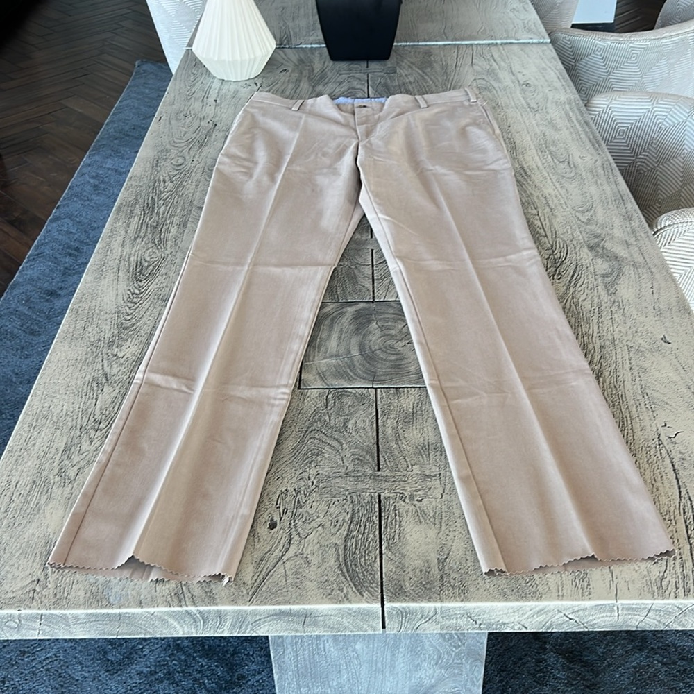 Frank’s pants 37%poly,32% tencel,31% cotton made USA plain front trim fit pants